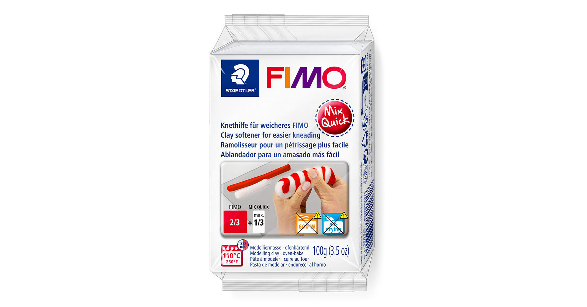 FIMO Gyurmalágyító MIX Quick 100g - Kiegészítő termékek