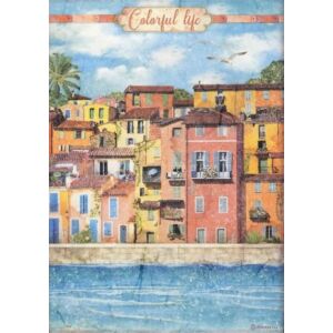 Rizspapír A4 - Blue Dream colorful life