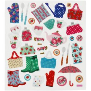 Matrica csomag, 1 lap, kerti élet