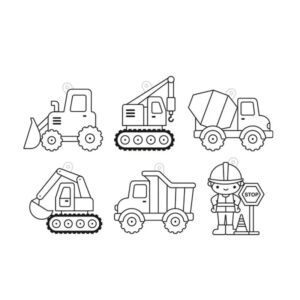 AMOS akril forma, MUNKAGÉPEK 6db/cs