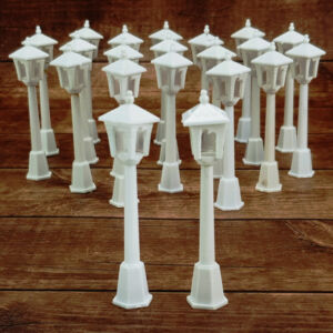 Kandeláber műanyag fehér 