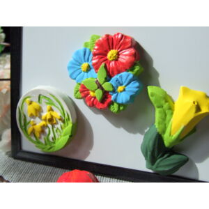 virágos gipszkiöntő forma