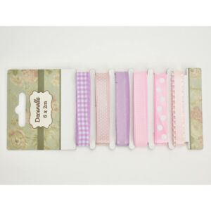 rózsaszín dekorszalag