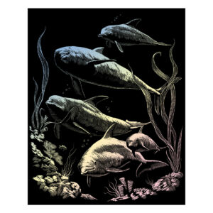 Karckép holografikus - Delfin család