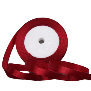 borvörös szaténszalag