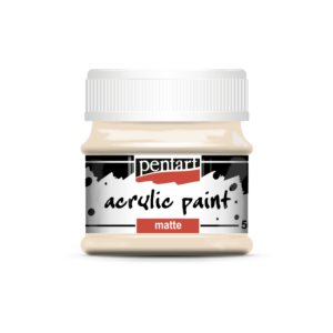 matt akrilfesték bézs