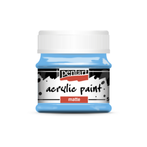 Matt akrilfesték világoskék