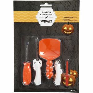 Tökfaragó készlet sablonnal, 5db-os