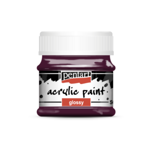 Fényes akrilfesték padlizsán