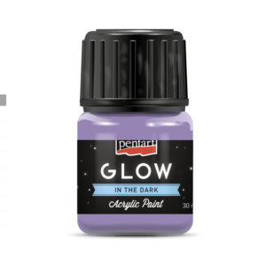 SÖTÉTBEN VILÁGÍTÓ AKRILFESTÉK - LILA