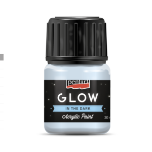 sötétben világító akrilfesték kékesfehér