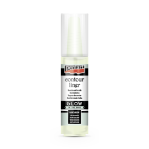 Sötétben világító kontúr 20ml, Zöldesfehér