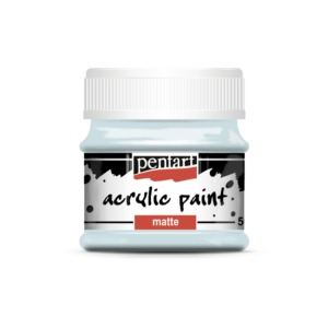 Matt akrilfesték jégkék