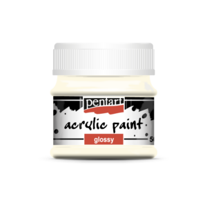 Fényes akrilfesték elefántcsont