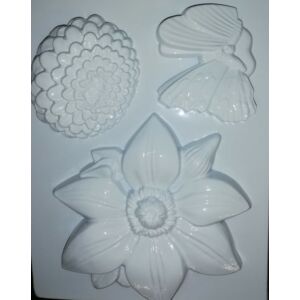 gipszkiöntő forma virágok