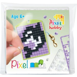 Pixel kulcstartó szett, színes alaplappal - ORKA
