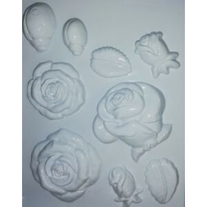 gipszkiöntő forma rózsák