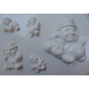 gipszkiöntő forma hóember