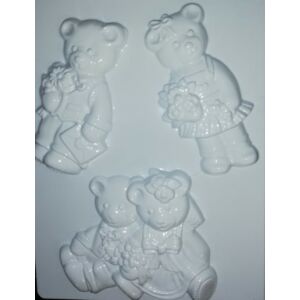 gipszkiöntő forma ünneplő macik