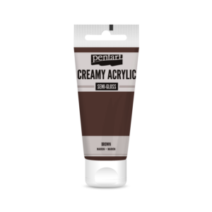 selyemfényű akrilfesték barna