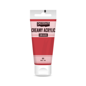 selyemfényű akrilfesték piros