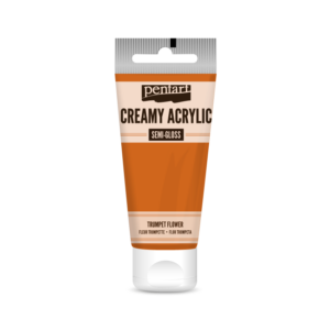 selyemfényű akrilfesték trombitavirág