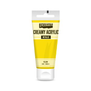 selyemfényű akrilfesték sárga