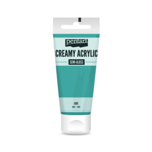 selyemfényű akrilfesték jáde