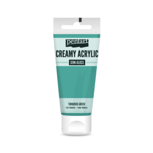 selyemfényű akrilfesték türkizzöld