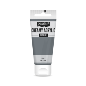 metál akrilfesték, ólomszínű