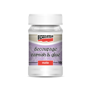 matt dekupázs ragasztólakk