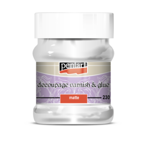 matt dekupázs ragasztólakk