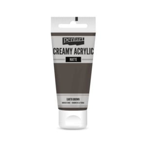 matt akrilfesték földbarna