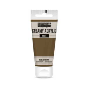 matt akrilfesték mogyoróbarna