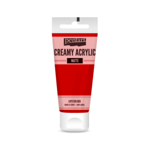 matt akrilfesték rúzspiros