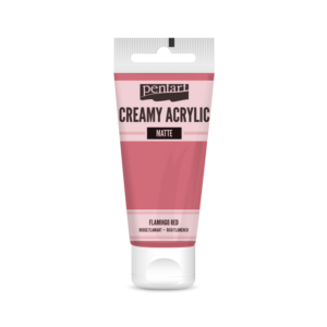 matt akrilfesték flamingópiros