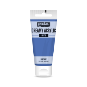 matt akrilfesték világoskék