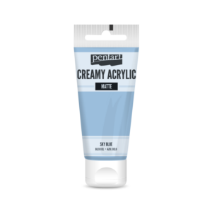 matt akrilfesték égkék