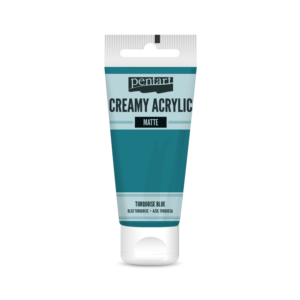 matt akrilfesték türkizkék