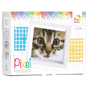 Pixel képkészlet kerettel - CICA