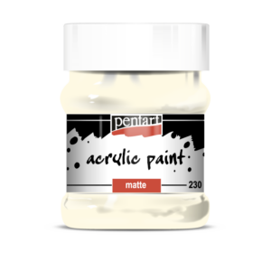 matt akrilfesték elefántcsont