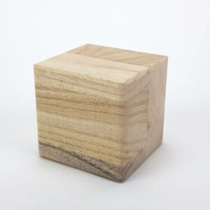 Natúr fakocka 6x6cm