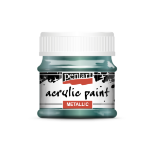 metál akrilfesték zöldeskék