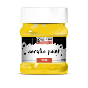 matt akrilfesték sárga