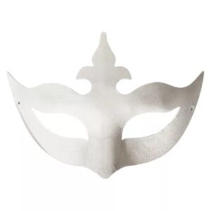 Papír álarc, natúr QUEEN 