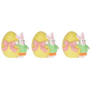 Nyúl tojással, masnival 3,5x2,7x3,4 cm/db