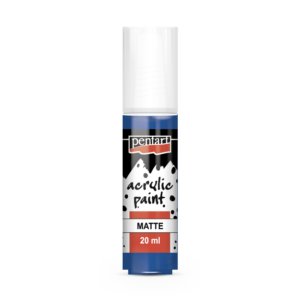 matt akrilfesték kék