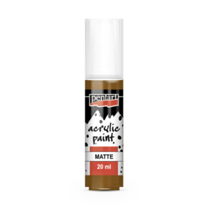 matt akrilfesték barna