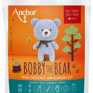 Amigurumi szett, maci 9cm