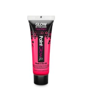 Sötétben világító arfesték tubusban, 12ml pink